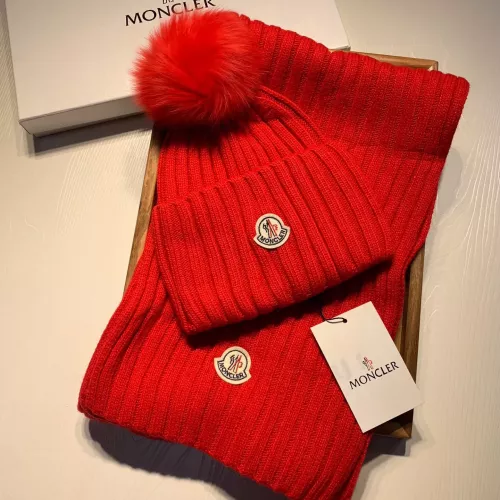 Wholesale Moncler Hat and Scarf Set #1366528 $64.00 USD, Wholesale Quality Replica Moncler Hat and Scarf and Glove Set