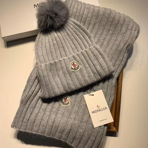 Wholesale Moncler Hat and Scarf Set #1366529 $64.00 USD, Wholesale Quality Replica Moncler Hat and Scarf and Glove Set