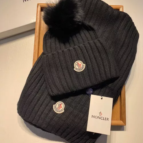 Wholesale Moncler Hat and Scarf Set #1366531 $64.00 USD, Wholesale Quality Replica Moncler Hat and Scarf and Glove Set