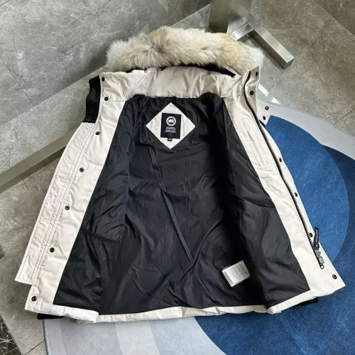 Replica Canada Goose Down Feather Coat Long Sleeved For Men #1366590 $160.00 USD for Wholesale