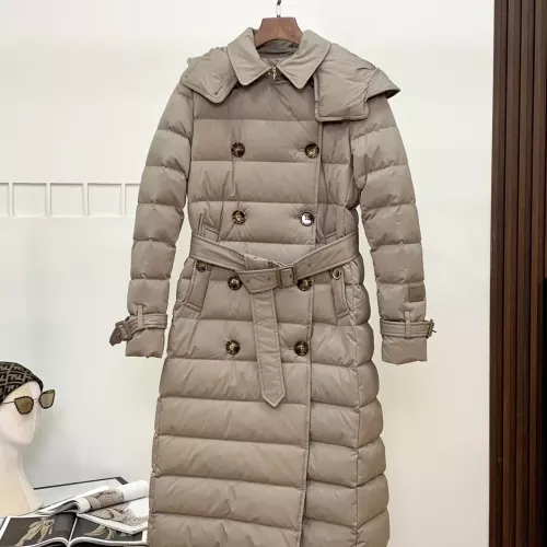 Wholesale Burberry Down Feather Coat Long Sleeved For Women #1366697 $257.85 USD, Wholesale Quality Replica Burberry Down Feather Coat