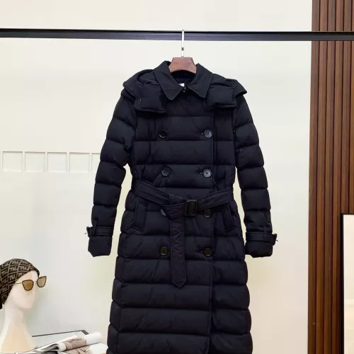 Wholesale Burberry Down Feather Coat Long Sleeved For Women #1366699 $257.85 USD, Wholesale Quality Replica Burberry Down Feather Coat