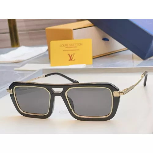Wholesale Louis Vuitton AAA Quality Sunglasses #1366713 $64.00 USD, Wholesale Quality Replica Louis Vuitton AAA Quality Sunglasses