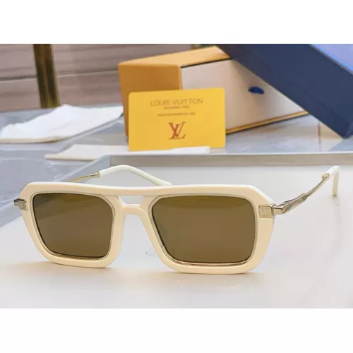 Wholesale Louis Vuitton AAA Quality Sunglasses #1366717 $64.00 USD, Wholesale Quality Replica Louis Vuitton AAA Quality Sunglasses