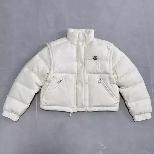 Wholesale Moncler Down Feather Coat Long Sleeved For Women #1366755 $180.00 USD, Wholesale Quality Replica Moncler Down Feather Coat