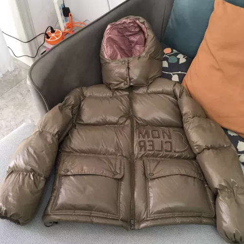 Wholesale Moncler Down Feather Coat Long Sleeved For Women #1366789 $170.00 USD, Wholesale Quality Replica Moncler Down Feather Coat