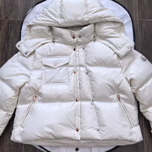Wholesale Moncler Down Feather Coat Long Sleeved For Women #1366796 $170.00 USD, Wholesale Quality Replica Moncler Down Feather Coat