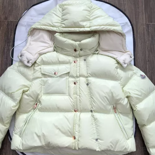 Wholesale Moncler Down Feather Coat Long Sleeved For Women #1366810 $170.00 USD, Wholesale Quality Replica Moncler Down Feather Coat