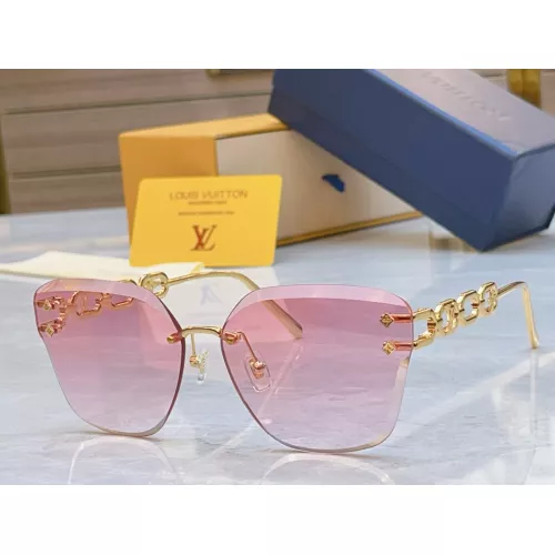Wholesale Louis Vuitton AAA Quality Sunglasses #1366841 $60.00 USD, Wholesale Quality Replica Louis Vuitton AAA Quality Sunglasses