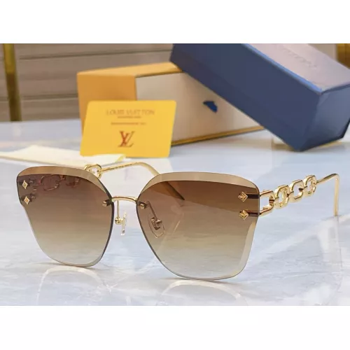 Wholesale Louis Vuitton AAA Quality Sunglasses #1366842 $60.00 USD, Wholesale Quality Replica Louis Vuitton AAA Quality Sunglasses