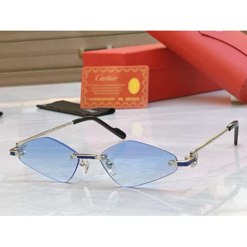 Wholesale Cartier AAA Quality Sunglassess #1366904 $68.00 USD, Wholesale Quality Replica Cartier AAA Quality Sunglassess