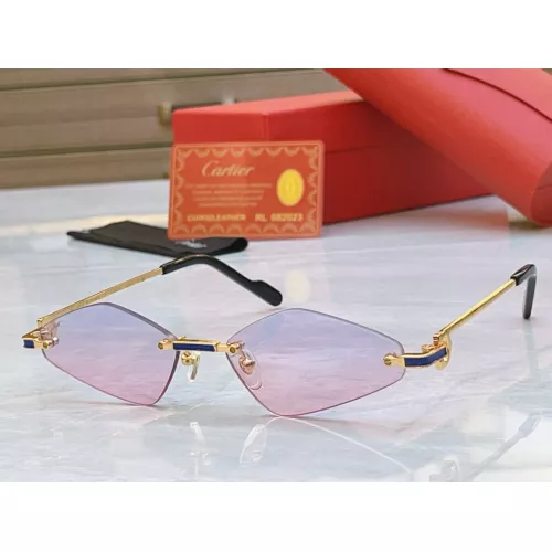 Wholesale Cartier AAA Quality Sunglassess #1366905 $68.00 USD, Wholesale Quality Replica Cartier AAA Quality Sunglassess
