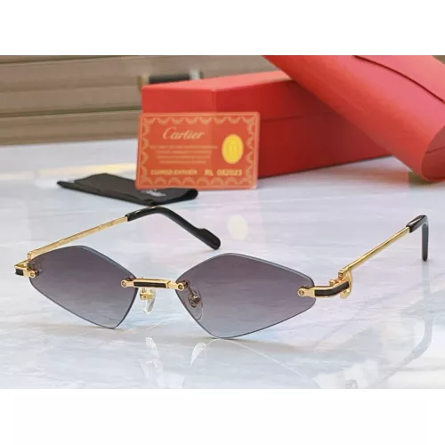 Wholesale Cartier AAA Quality Sunglassess #1366906 $68.00 USD, Wholesale Quality Replica Cartier AAA Quality Sunglassess