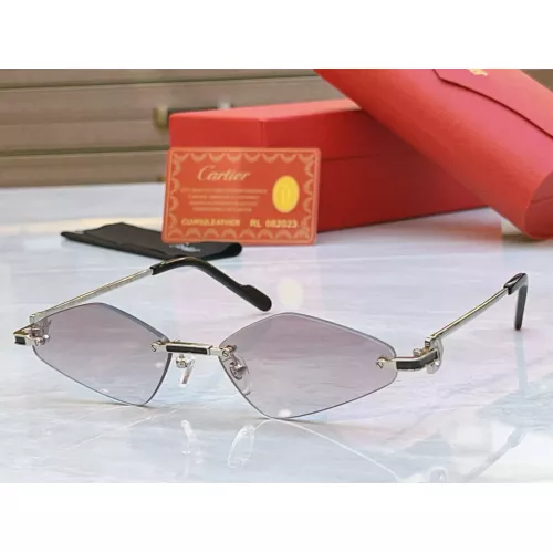 Wholesale Cartier AAA Quality Sunglassess #1366907 $68.00 USD, Wholesale Quality Replica Cartier AAA Quality Sunglassess