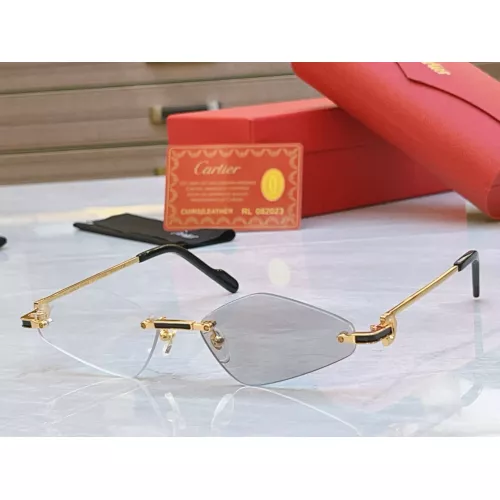 Wholesale Cartier AAA Quality Sunglassess #1366908 $80.00 USD, Wholesale Quality Replica Cartier AAA Quality Sunglassess