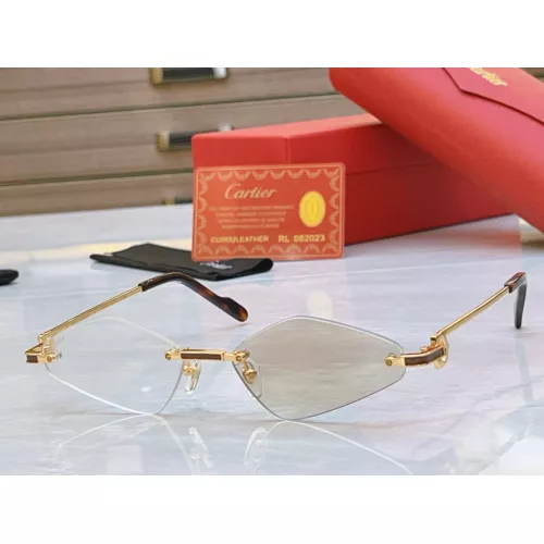 Wholesale Cartier AAA Quality Sunglassess #1366909 $80.00 USD, Wholesale Quality Replica Cartier AAA Quality Sunglassess