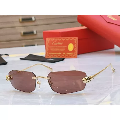 Wholesale Cartier AAA Quality Sunglassess #1366964 $64.00 USD, Wholesale Quality Replica Cartier AAA Quality Sunglassess