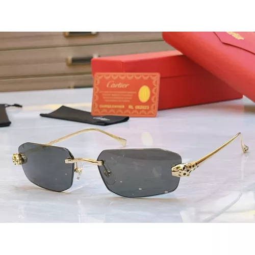 Wholesale Cartier AAA Quality Sunglassess #1366968 $64.00 USD, Wholesale Quality Replica Cartier AAA Quality Sunglassess