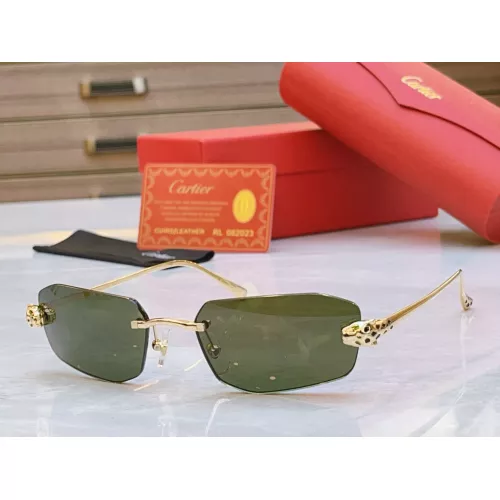 Wholesale Cartier AAA Quality Sunglassess #1366970 $64.00 USD, Wholesale Quality Replica Cartier AAA Quality Sunglassess