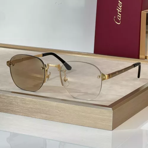 Wholesale Cartier AAA Quality Sunglassess #1366977 $80.00 USD, Wholesale Quality Replica Cartier AAA Quality Sunglassess