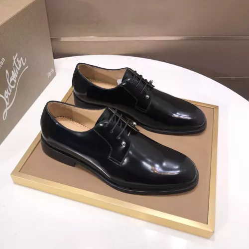 Replica Christian Louboutin Leather Shoes For Men #1367034 $112.00 USD for Wholesale