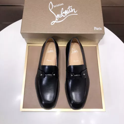 Replica Christian Louboutin Leather Shoes For Men #1367035 $112.00 USD for Wholesale