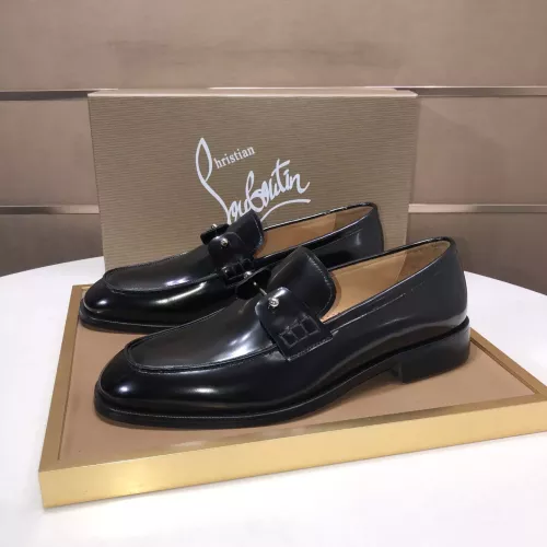 Wholesale Christian Louboutin Leather Shoes For Men #1367036 $112.00 USD, Wholesale Quality Replica Christian Louboutin Leather Shoes