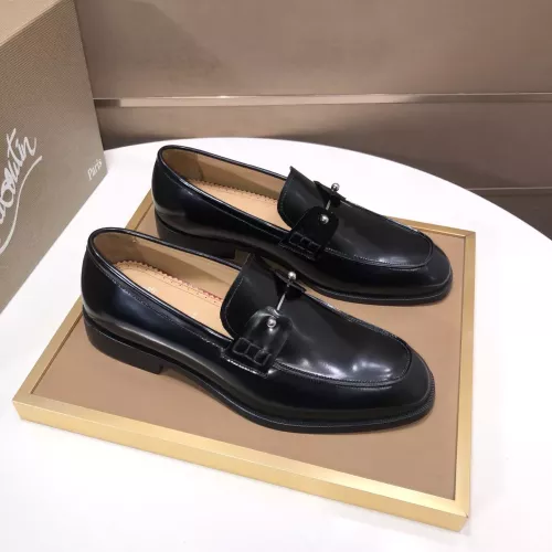 Replica Christian Louboutin Leather Shoes For Men #1367036 $112.00 USD for Wholesale