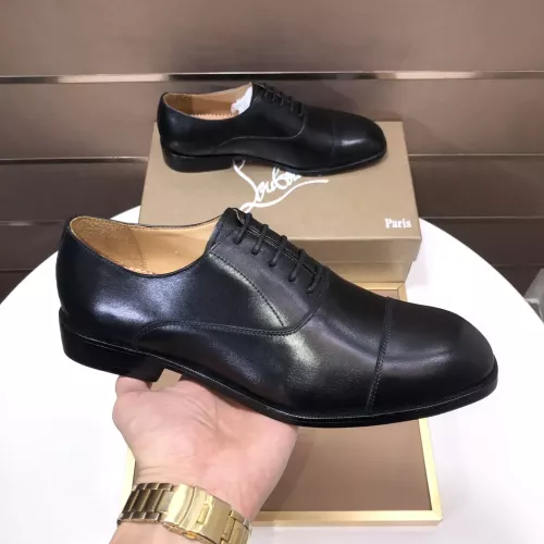 Replica Christian Louboutin Leather Shoes For Men #1367037 $112.00 USD for Wholesale