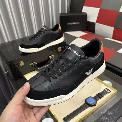 Wholesale Armani Casual Shoes For Men #1367043 $85.00 USD, Wholesale Quality Replica Armani Casual Shoes
