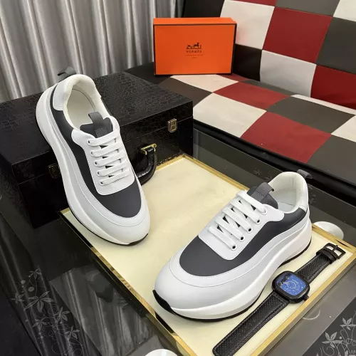 Replica Hermes Casual Shoes For Men #1367048 $82.00 USD for Wholesale