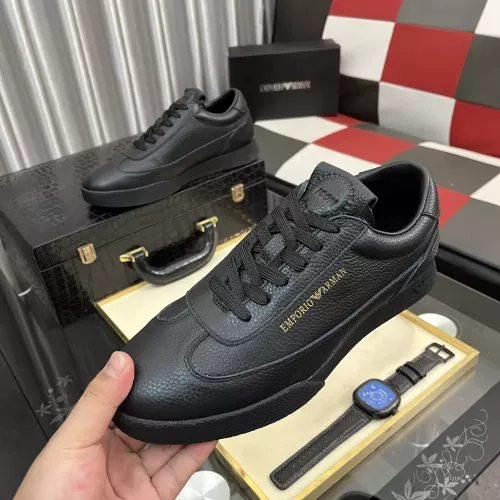 Wholesale Armani Casual Shoes For Men #1367056 $85.00 USD, Wholesale Quality Replica Armani Casual Shoes