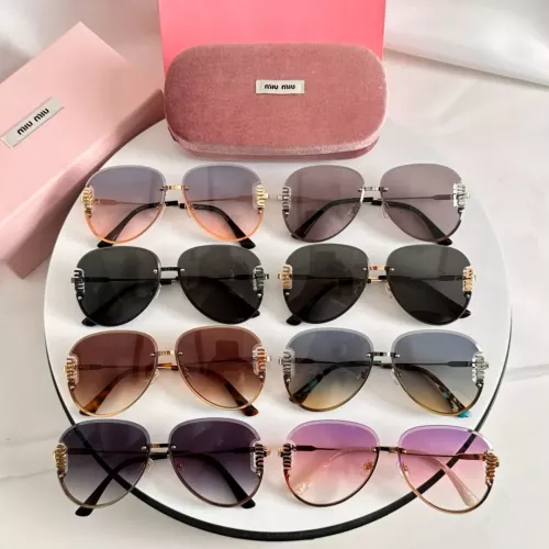 Replica MIU MIU AAA Quality Sunglasses #1367083 $60.00 USD for Wholesale