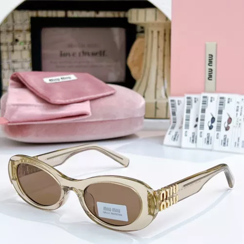 Wholesale MIU MIU AAA Quality Sunglasses #1367095 $64.00 USD, Wholesale Quality Replica MIU MIU AAA Sunglasses