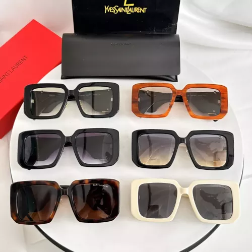 Replica Yves Saint Laurent YSL AAA Quality Sunglasses #1367112 $60.00 USD for Wholesale