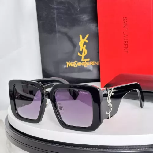 Wholesale Yves Saint Laurent YSL AAA Quality Sunglasses #1367117 $60.00 USD, Wholesale Quality Replica Yves Saint Laurent YSL AAA Quality Sunglasses