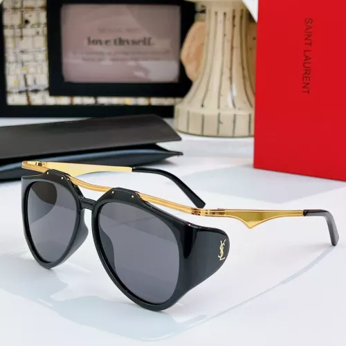 Wholesale Yves Saint Laurent YSL AAA Quality Sunglasses #1367120 $64.00 USD, Wholesale Quality Replica Yves Saint Laurent YSL AAA Quality Sunglasses