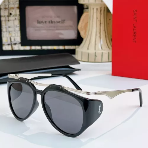 Wholesale Yves Saint Laurent YSL AAA Quality Sunglasses #1367121 $64.00 USD, Wholesale Quality Replica Yves Saint Laurent YSL AAA Quality Sunglasses