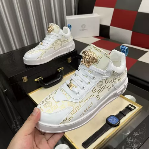 Wholesale Versace Casual Shoes For Men #1367226 $80.00 USD, Wholesale Quality Replica Versace Casual Shoes