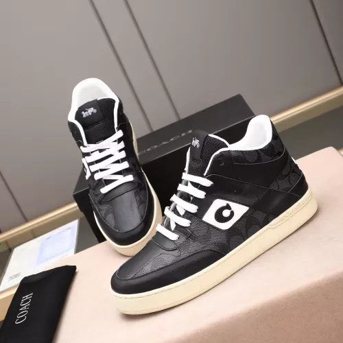 Wholesale Coach High Tops Shoes For Men #1367261 $85.00 USD, Wholesale Quality Replica Coach High Tops Shoes