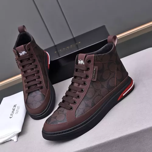 Wholesale Coach High Tops Shoes For Men #1367263 $85.00 USD, Wholesale Quality Replica Coach High Tops Shoes