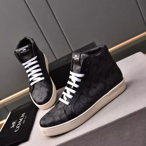 Wholesale Coach High Tops Shoes For Men #1367266 $88.00 USD, Wholesale Quality Replica Coach High Tops Shoes
