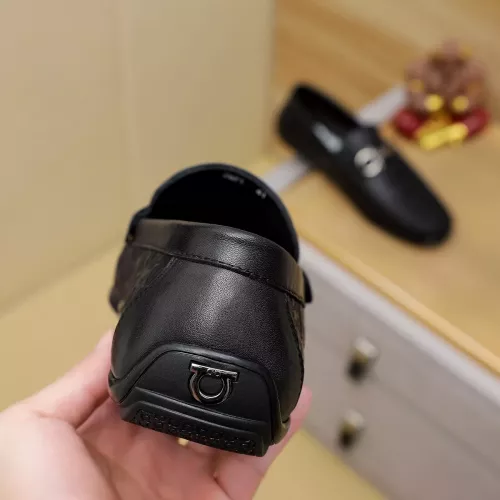 Replica Salvatore Ferragamo Leather Shoes For Men #1367298 $72.00 USD for Wholesale