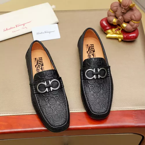 Wholesale Salvatore Ferragamo Leather Shoes For Men #1367300 $72.00 USD, Wholesale Quality Replica Salvatore Ferragamo Leather Shoes