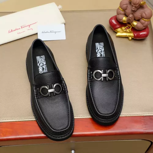 Wholesale Salvatore Ferragamo Leather Shoes For Men #1367301 $96.00 USD, Wholesale Quality Replica Salvatore Ferragamo Leather Shoes