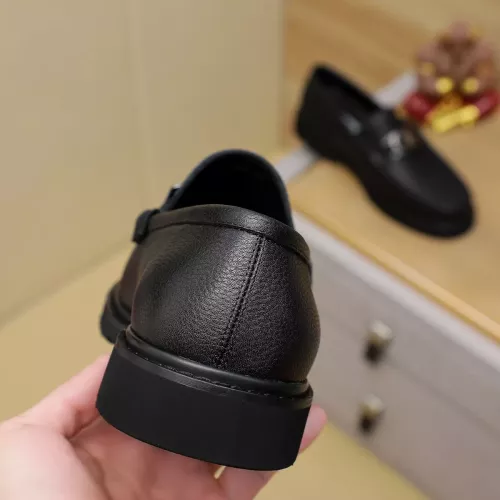 Replica Salvatore Ferragamo Leather Shoes For Men #1367303 $96.00 USD for Wholesale