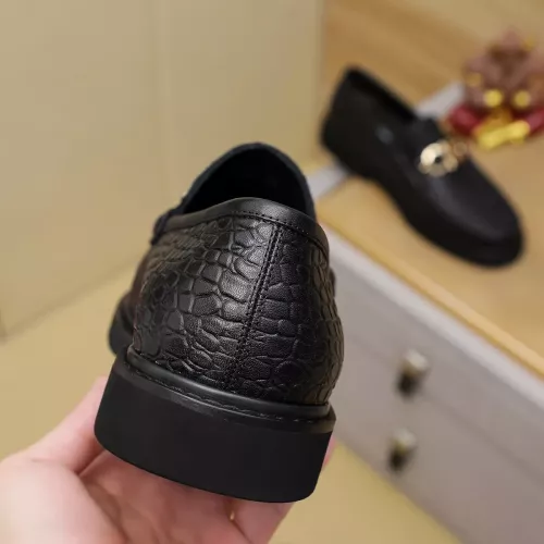 Replica Salvatore Ferragamo Leather Shoes For Men #1367304 $96.00 USD for Wholesale