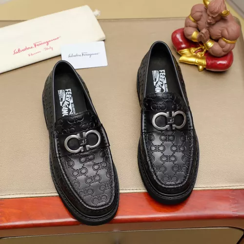 Wholesale Salvatore Ferragamo Leather Shoes For Men #1367305 $96.00 USD, Wholesale Quality Replica Salvatore Ferragamo Leather Shoes