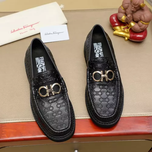 Wholesale Salvatore Ferragamo Leather Shoes For Men #1367306 $96.00 USD, Wholesale Quality Replica Salvatore Ferragamo Leather Shoes