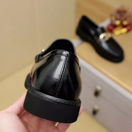 Replica Salvatore Ferragamo Leather Shoes For Men #1367307 $96.00 USD for Wholesale